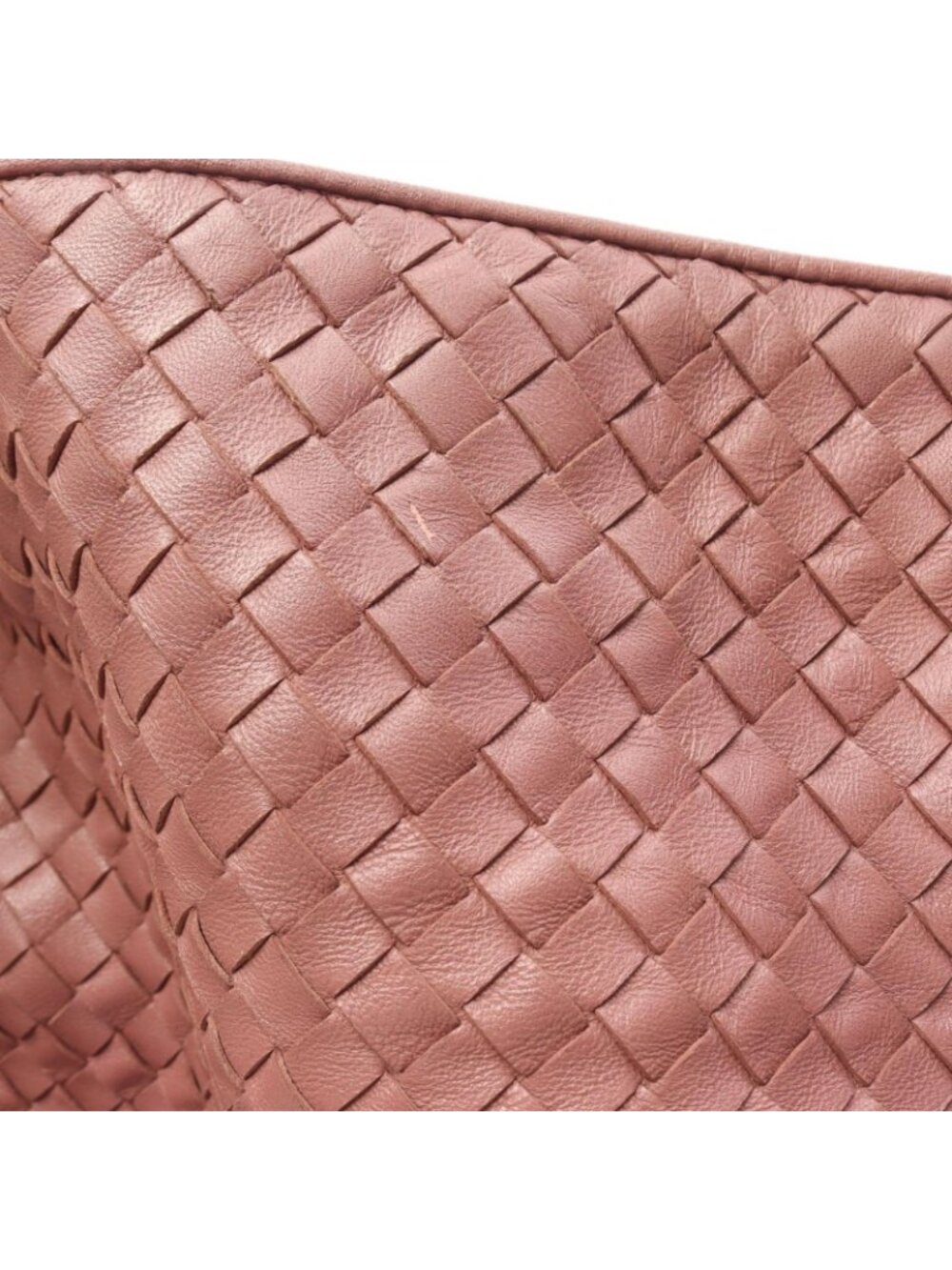 Bottega Veneta Tote Bag Intrecciato Pink Leather - Picture 7 of 12